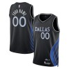 Camiseta Hombre NBA Dallas Mavericks Personalizadas 2025-26 Nike City Edition Negro Swingman
